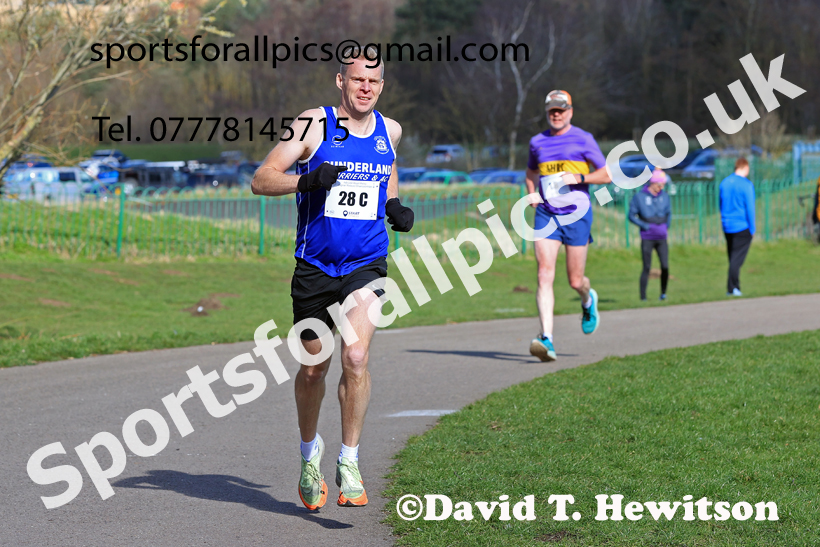 Senior Mens 2026 NECAA Royal Signals Road Relays, Hetton Lyons Country Park, Hetton le Hole. Photo: David T. Hewitson/Sports for All Pics